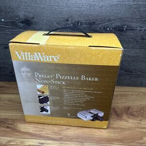 BRAND NEW VillaWare Prego Pizzelle Baker Maker 3600-NS Italian Cookies
